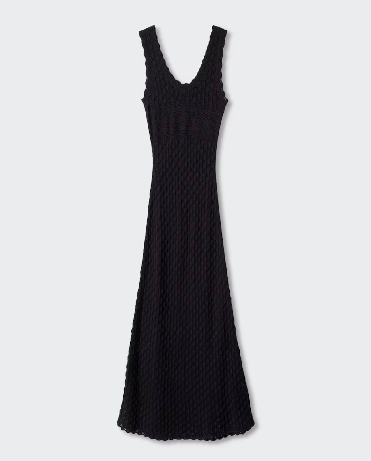 MANGO- Open-work long dress