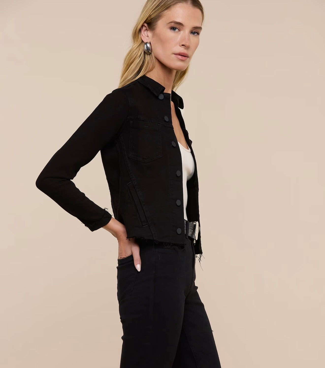 L'AGENCE Janelle Jean Jacket