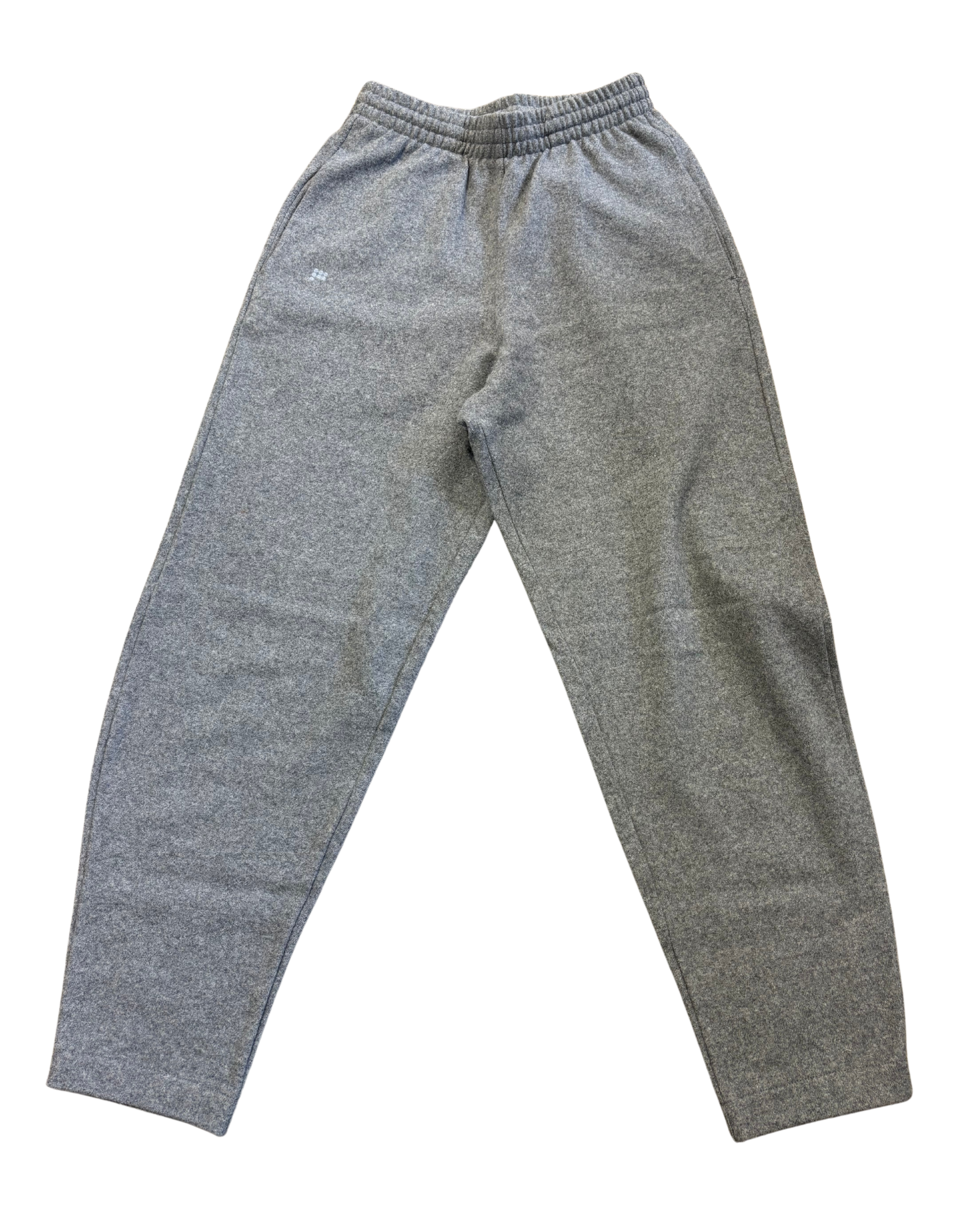 PANGAIA grey wool sweatpants