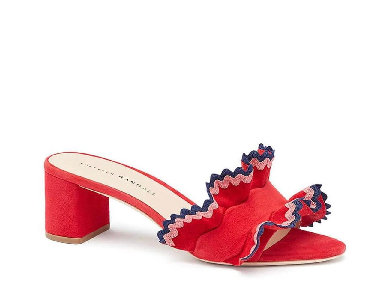 Loeffler Randall Vera Ruffled Slide Sandals
