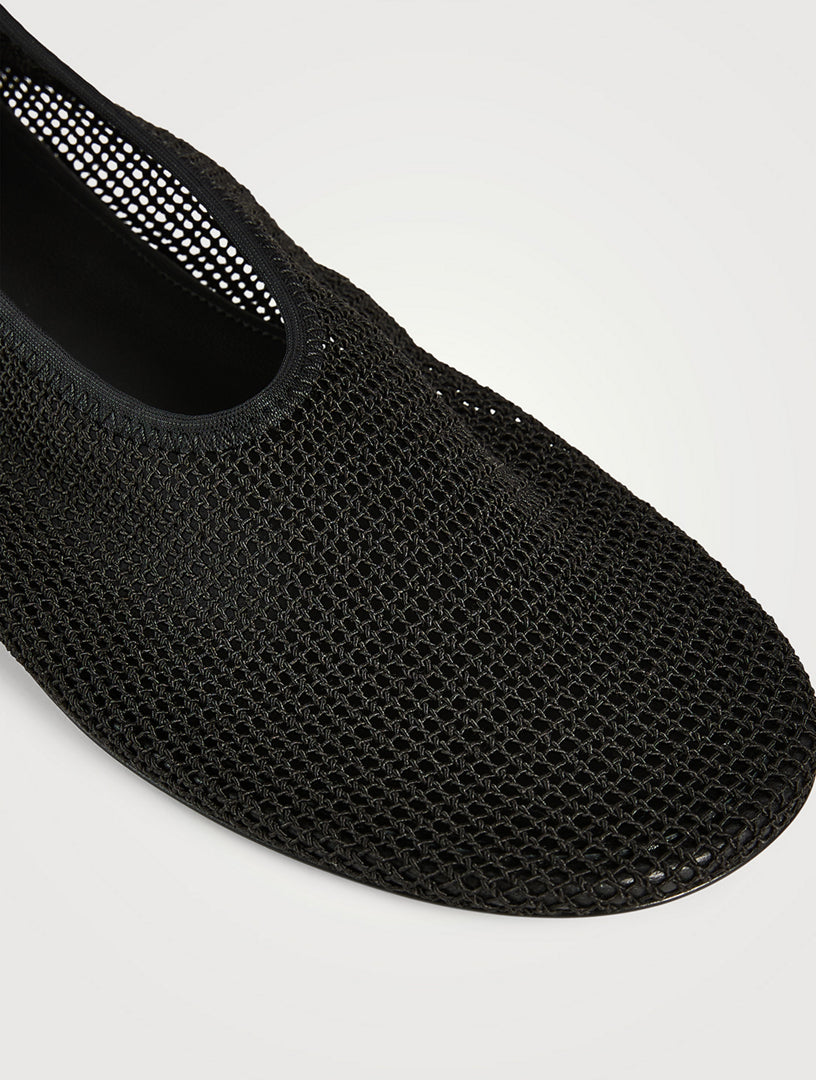 Khaite Marcy Mesh Flats