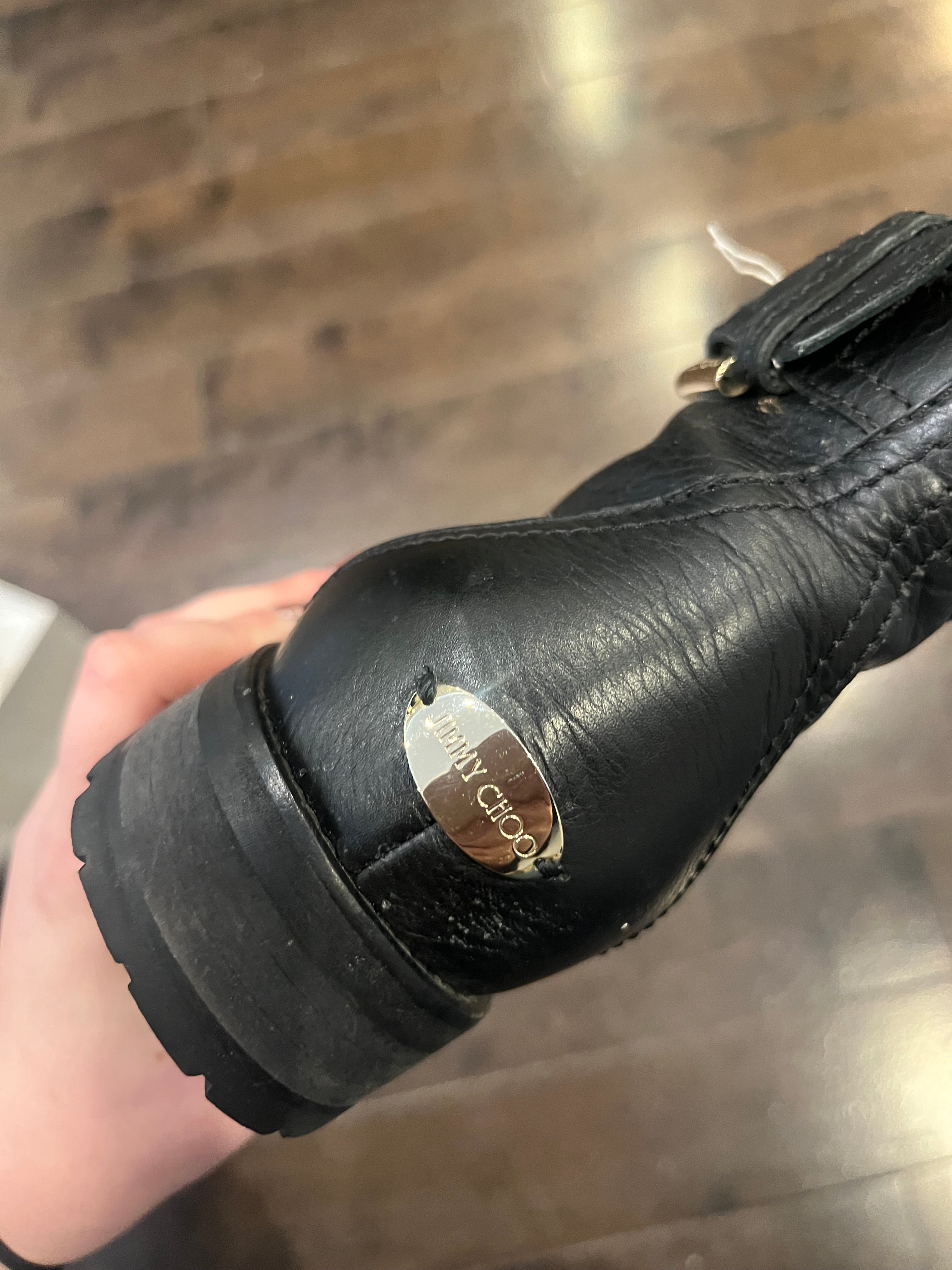 JIMMY CHOO buckle boots