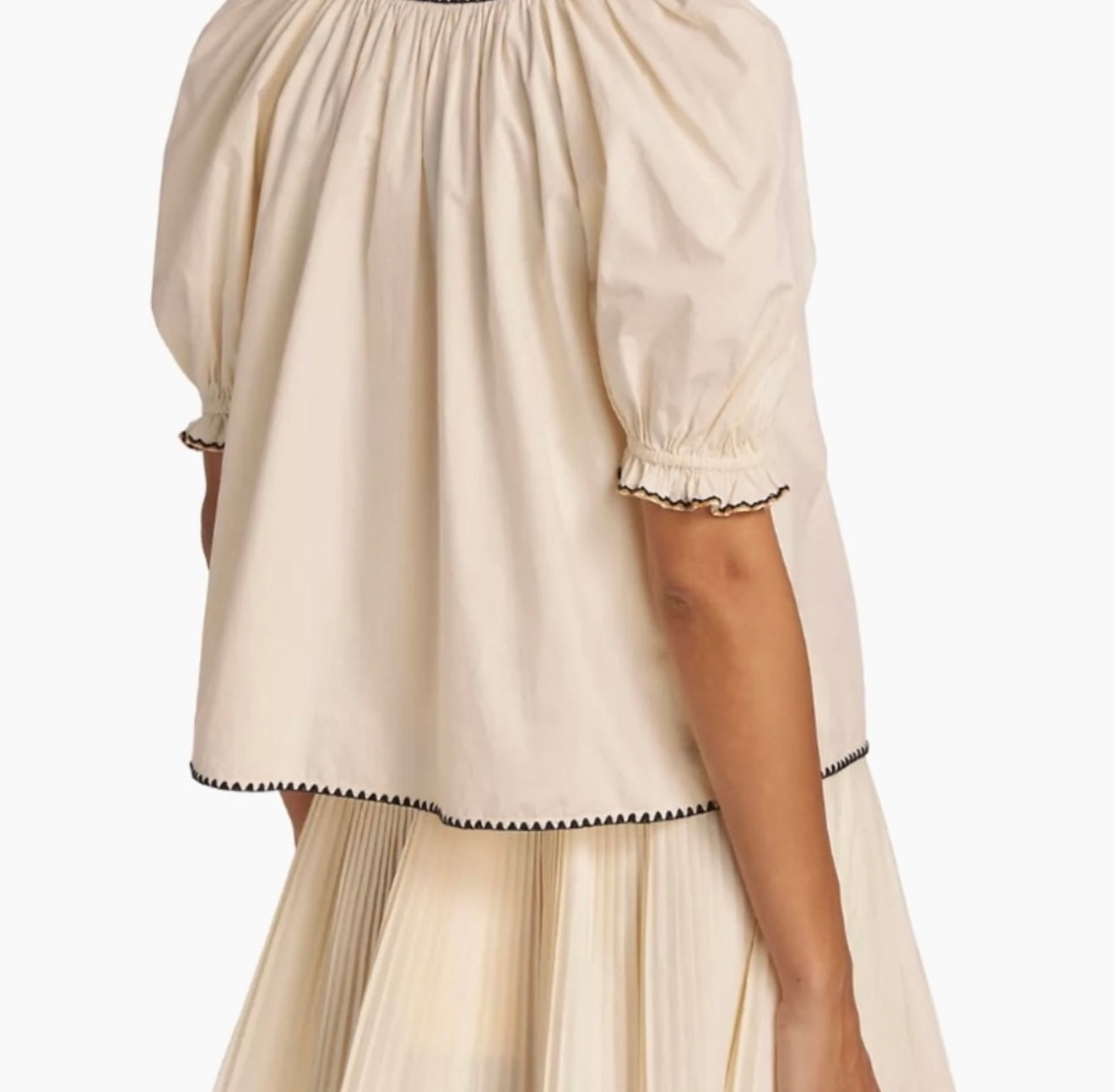 Ulla Johnson - Ruby Cotton Puff Sleeve Top