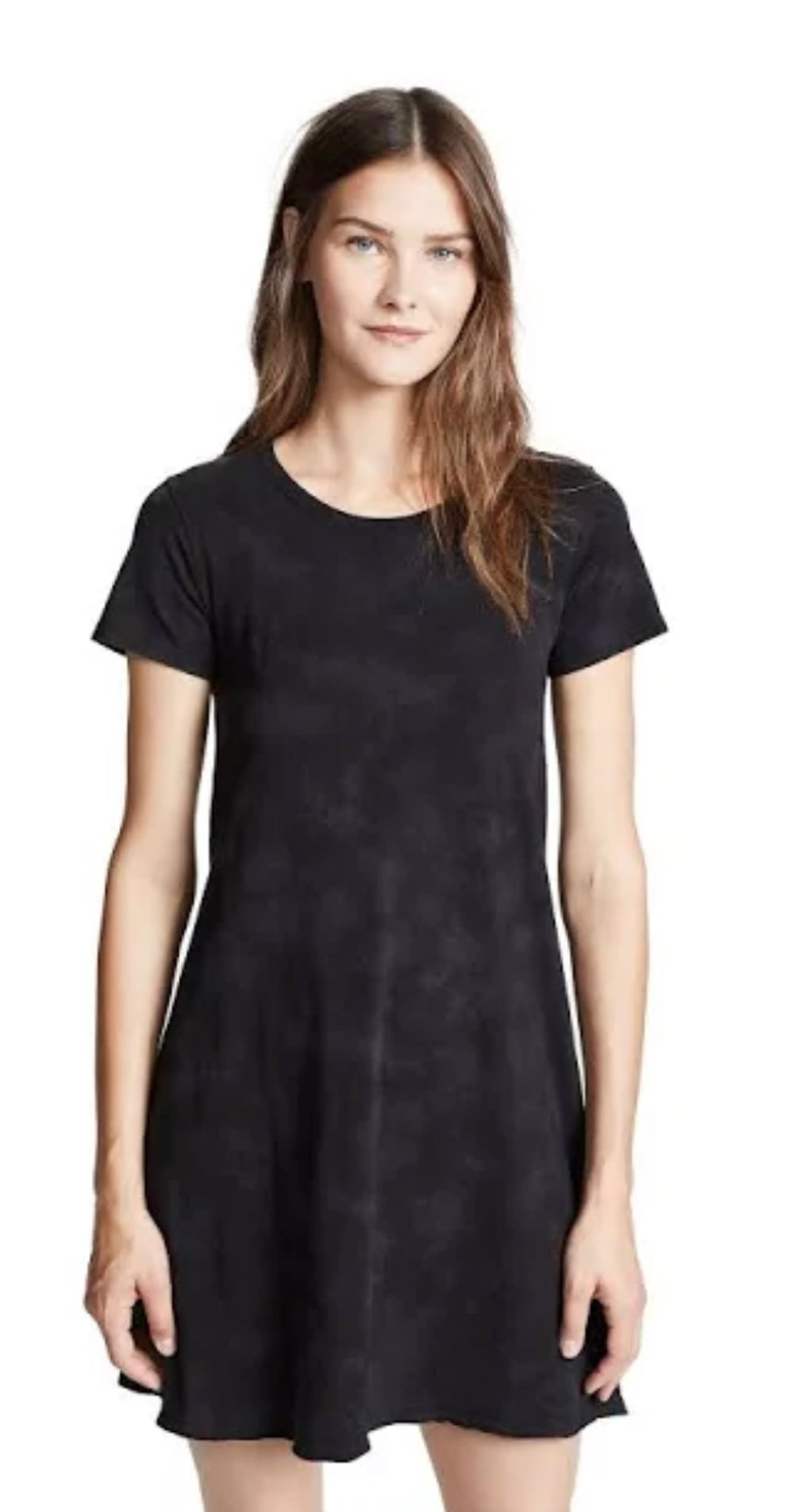 ATM black tie dye tshirt dress