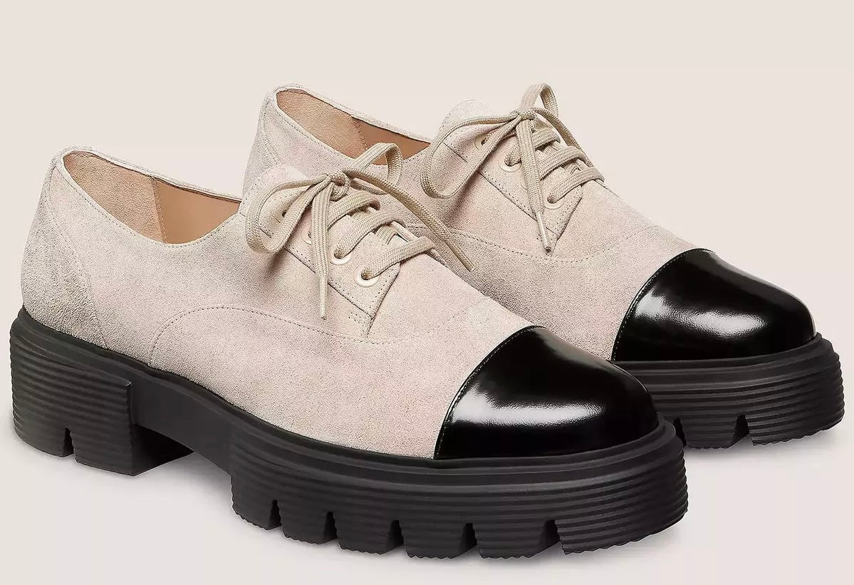 STUART WEITZMAN nolita lace up oxford loafers