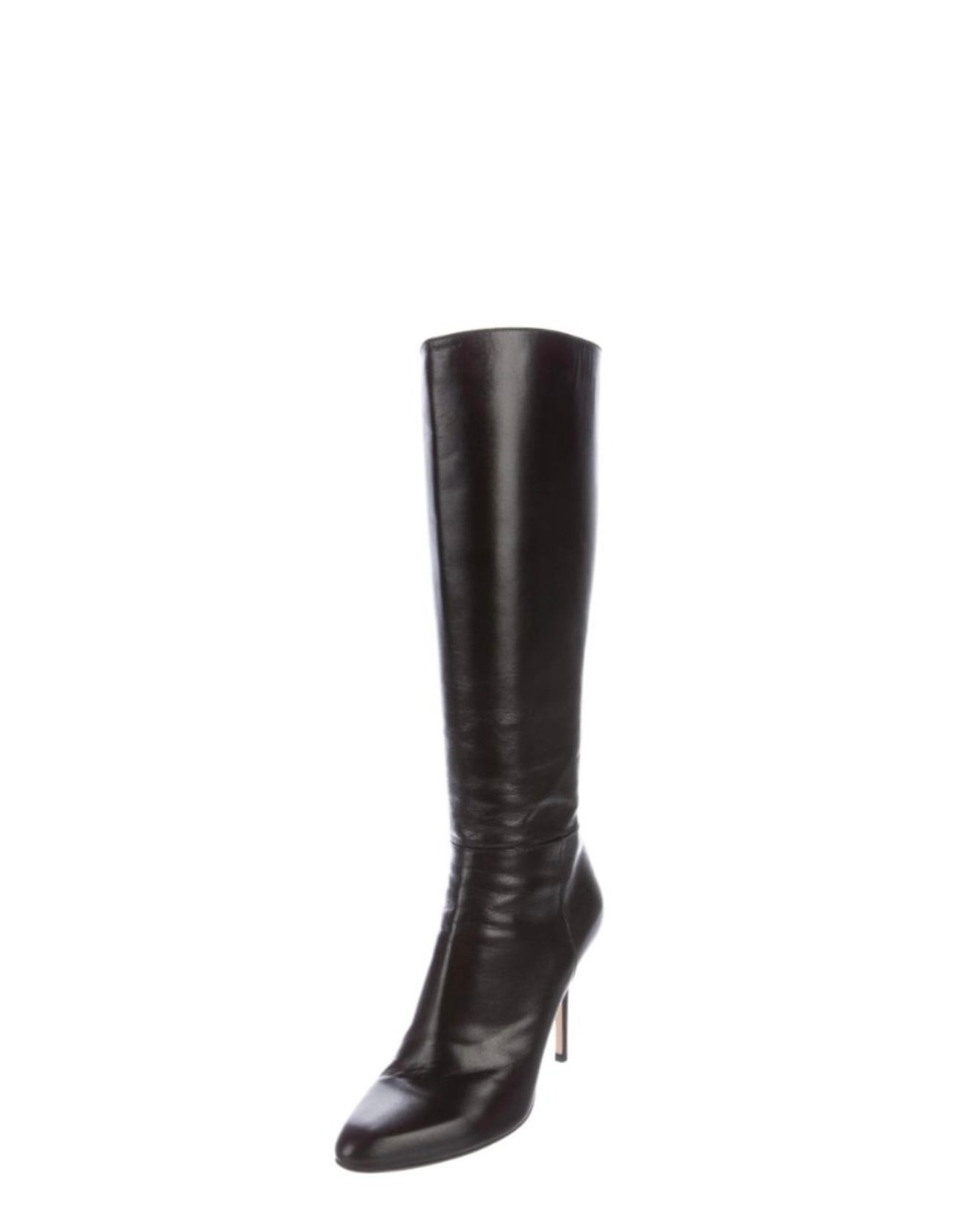 JIMMY CHOO brown knee-high boots