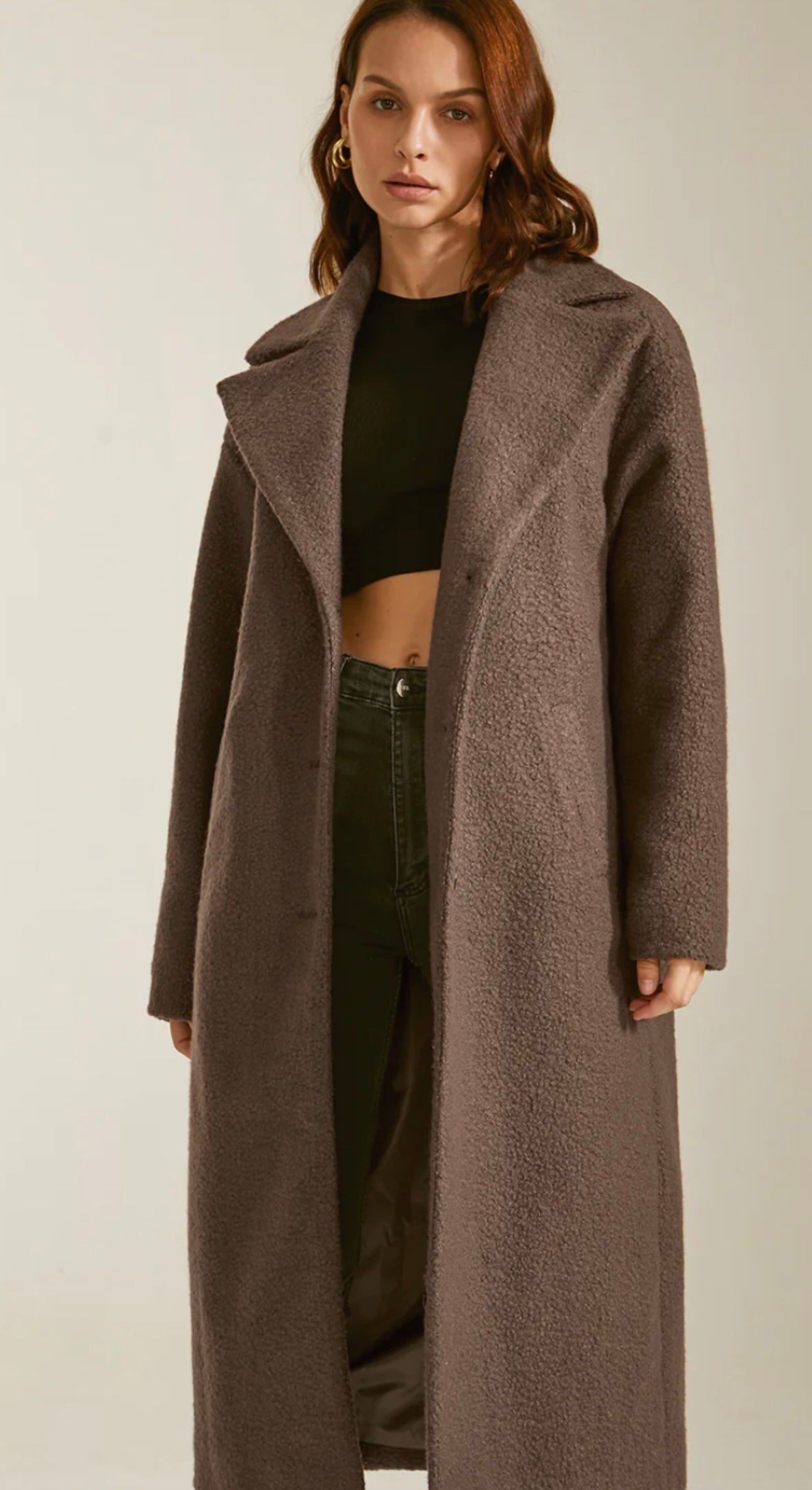 COMMENSE- Essential Long Wool Coat