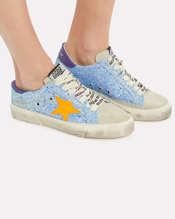 GOLDEN GOOSE sequin may sneakers