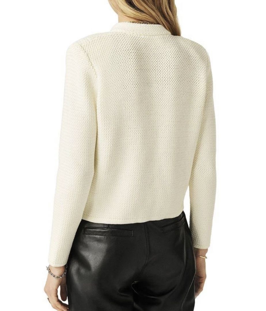 BA&SH Double Breasted Knit Blazer