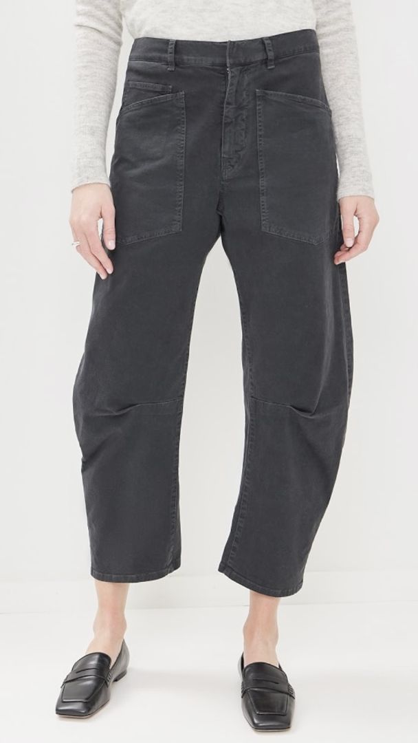 Nili Lotan Faded Black Shon Pant