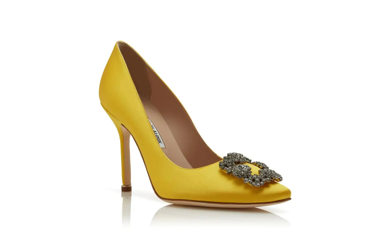 MANOLO BLAHNIK yellow hangisi pumps