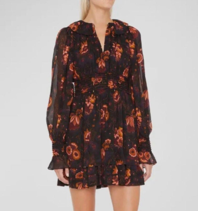 Ulla Johnson Floral Ruffle Dress