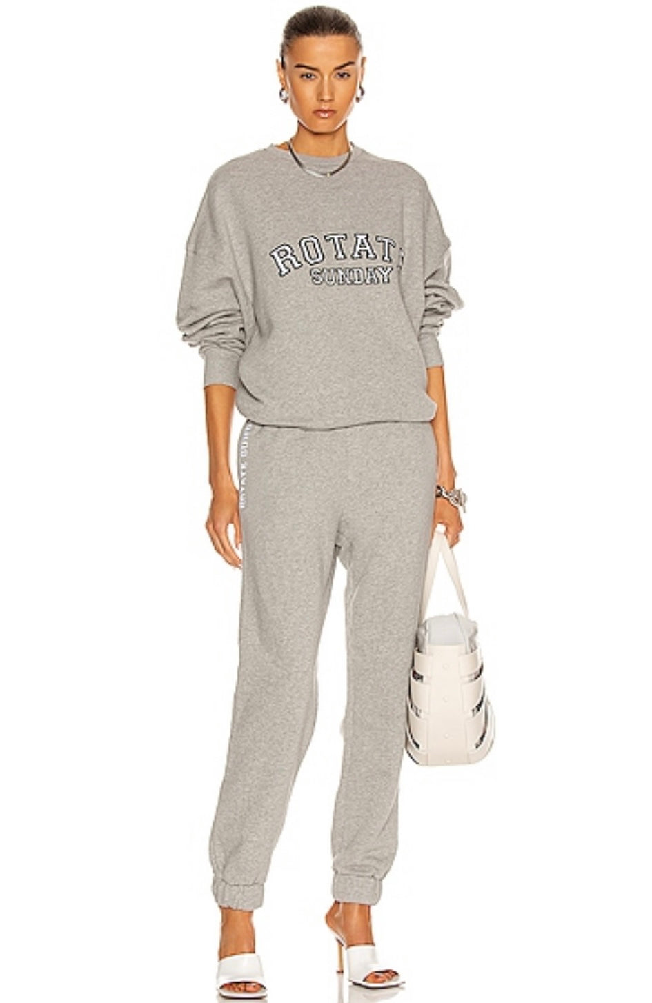 ROTATE BIRGER CHRISTENSEN
Iris Organic Cotton Crewneck sweatshirt and sweatpants (sold as a set)