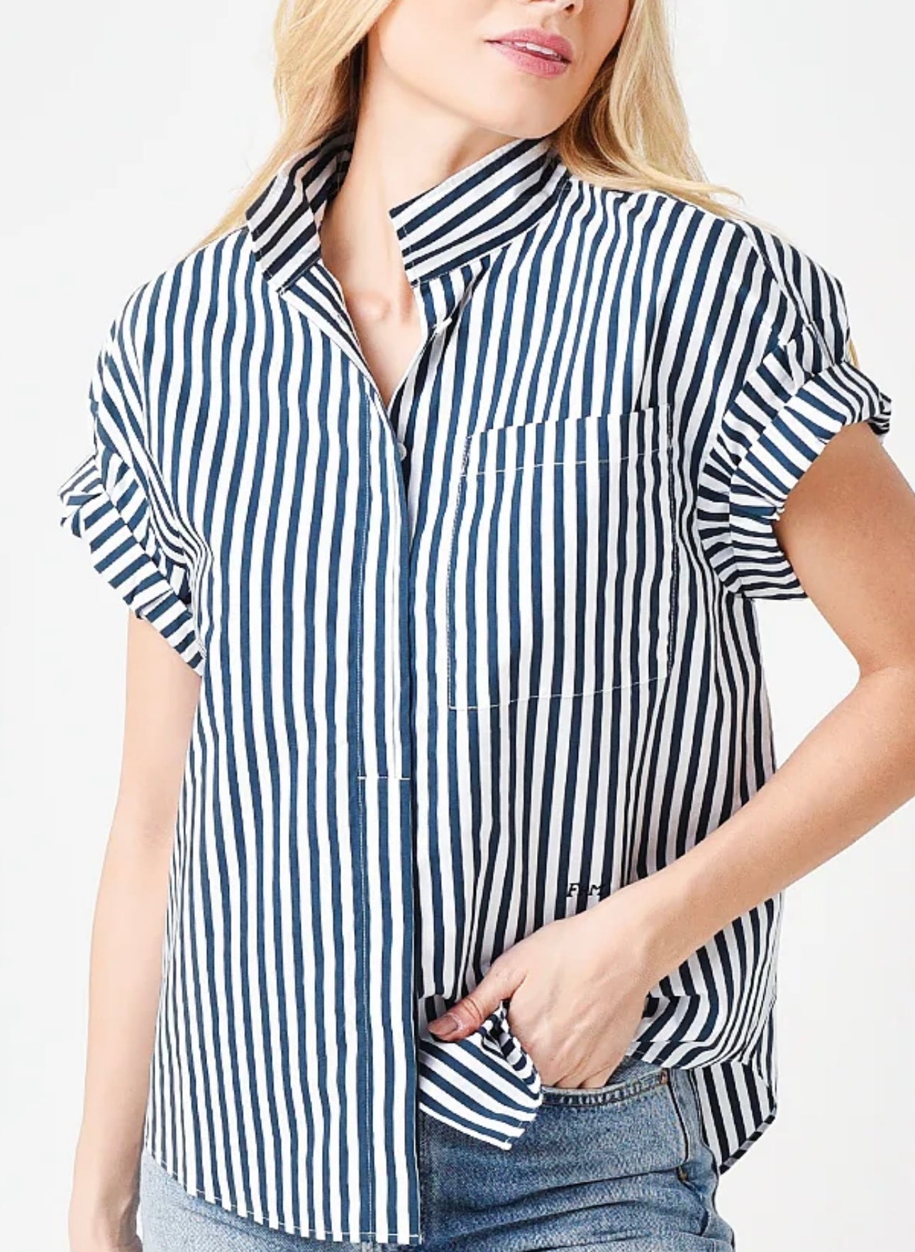 FRAME Women's Sheila Pocket Shirt