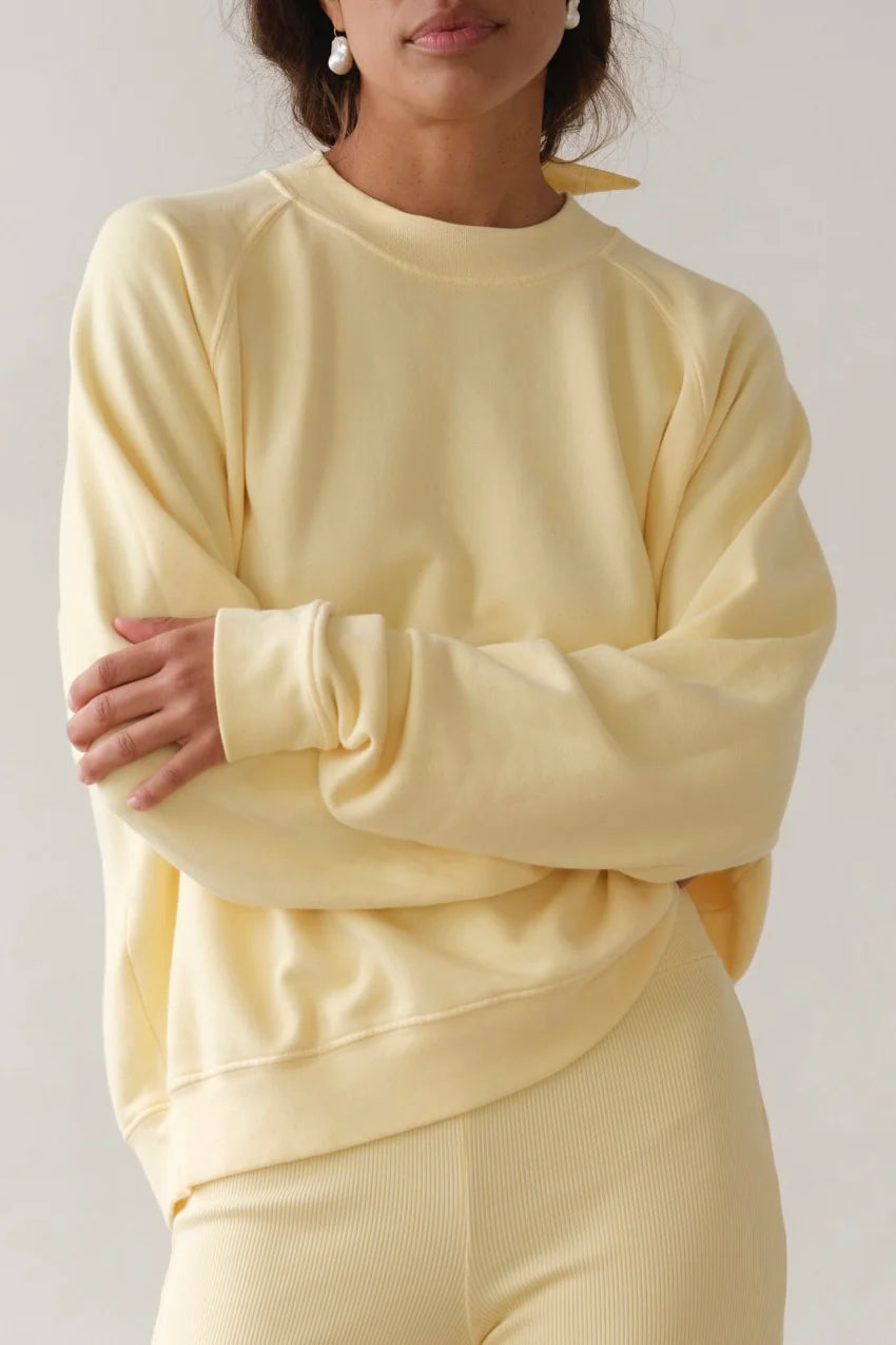 DONNI yellow crewneck