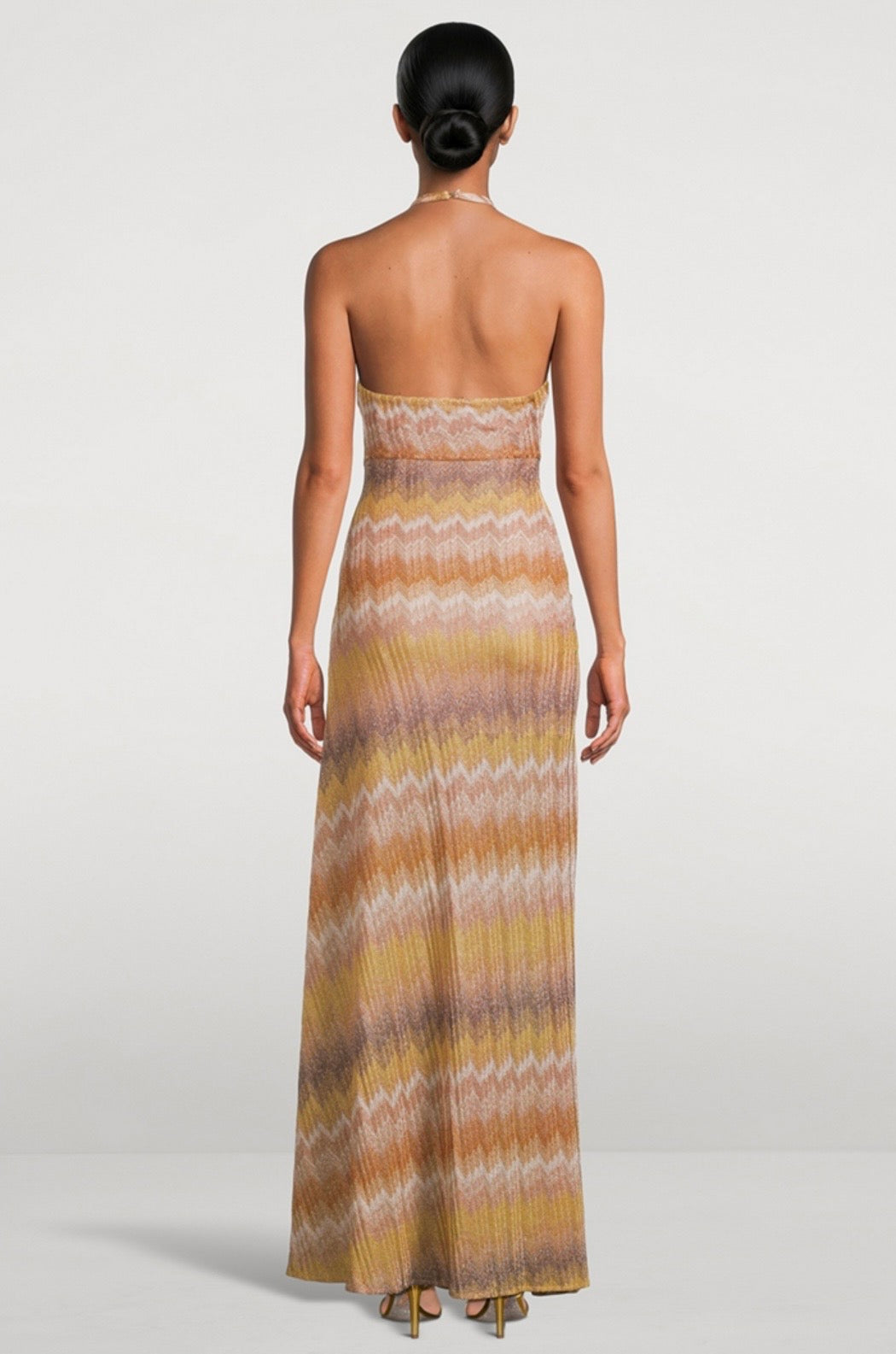 Missoni Copper Printed Evening Dress