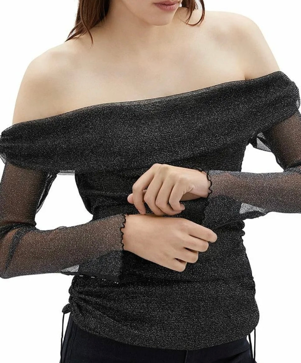 SIMKHAI - Fallon off-shoulder top in black