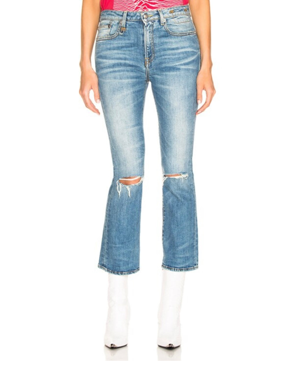 R13 Kick Fit Jeans in Drew Stretch