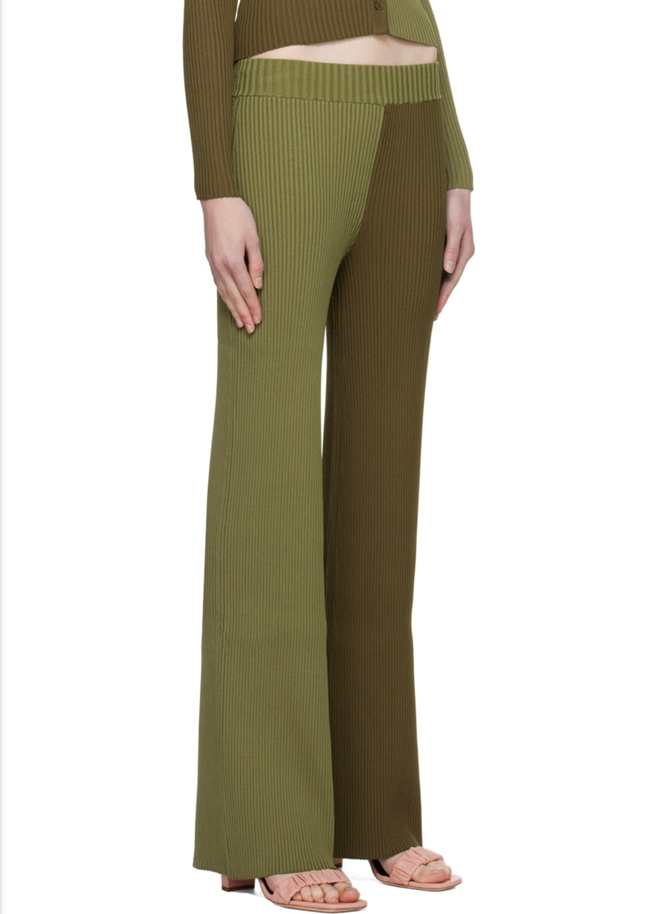 Staud Green Nash Lounge Pants