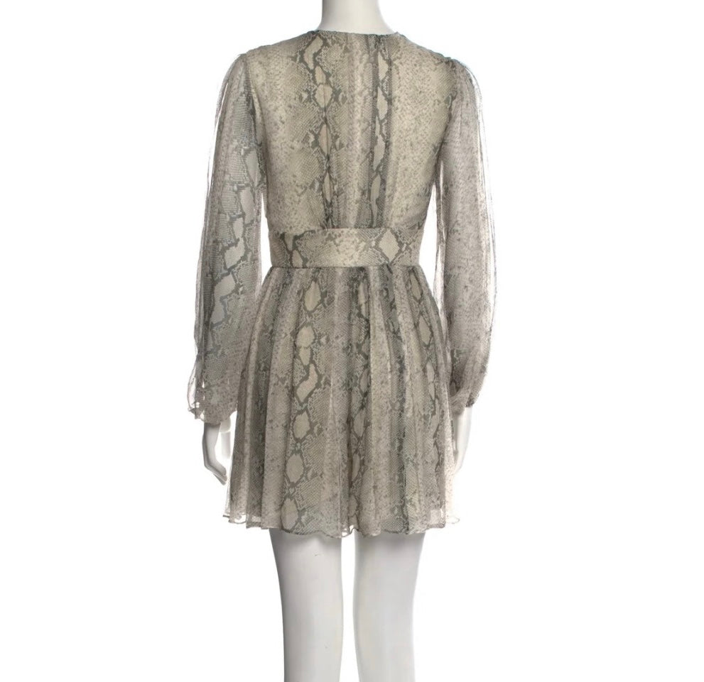 Zimmermann Python Print Dress