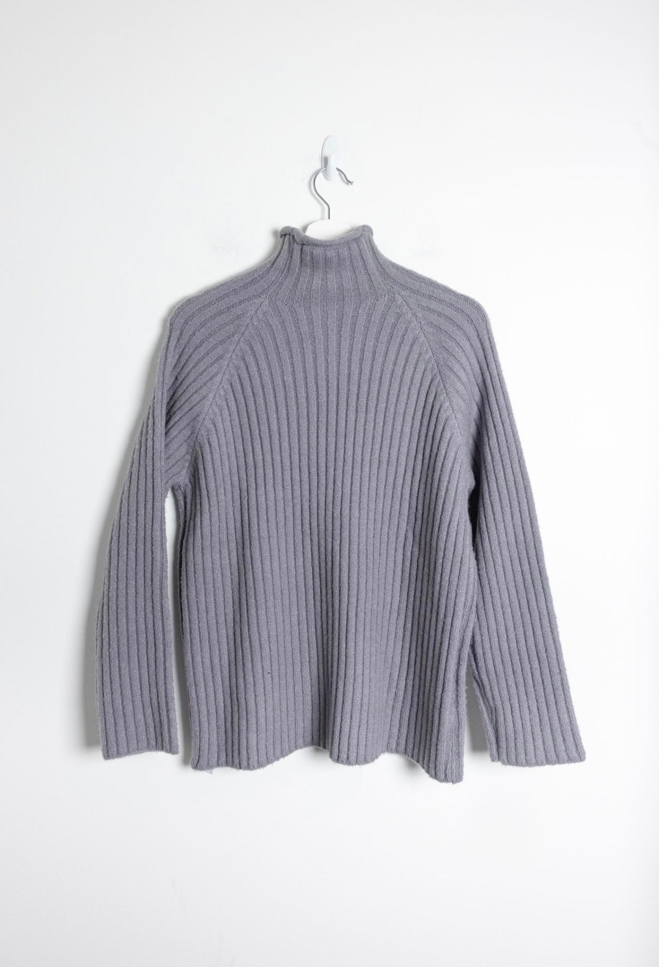 SIMONETT - Knit Grey Set (skirt & turtleneck)