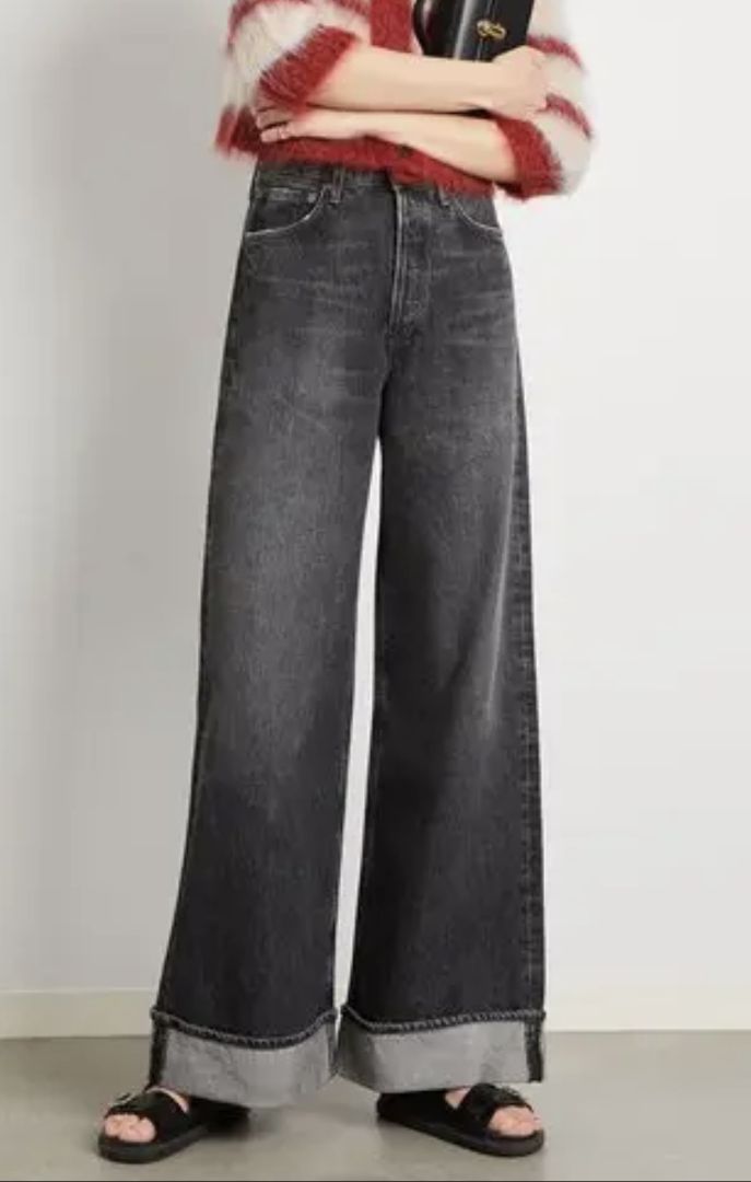 Agolde Dame Cuffed Jeans