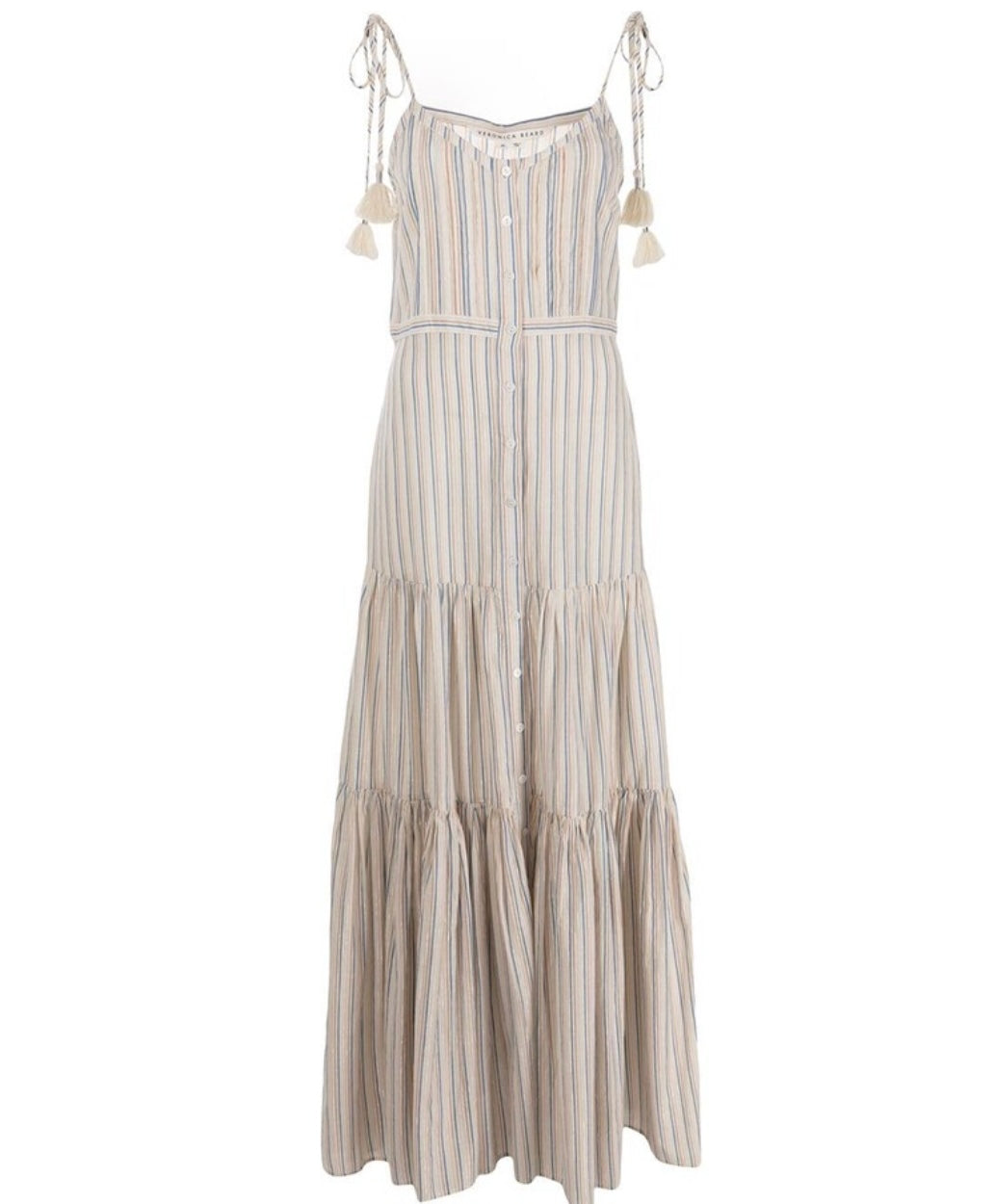 Veronica Beard Windansea tiered maxi dress