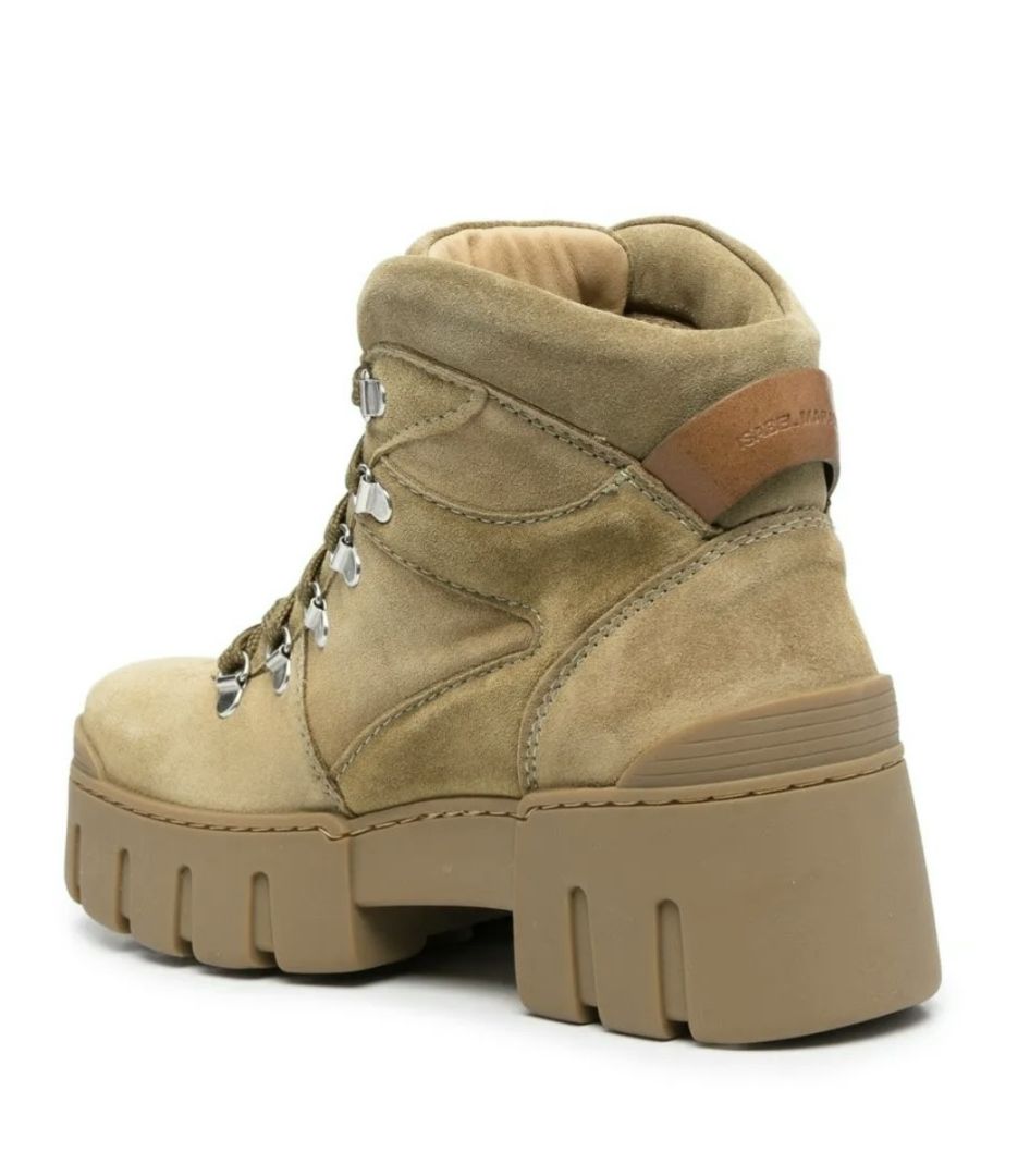 Isabel Marant Chunky Suede Combat Boot