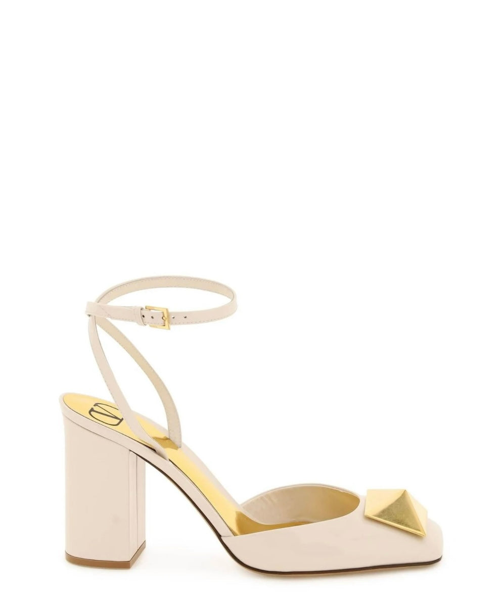 Valentino - ONE STUD PUMP IN PATENT LEATHER 90MM