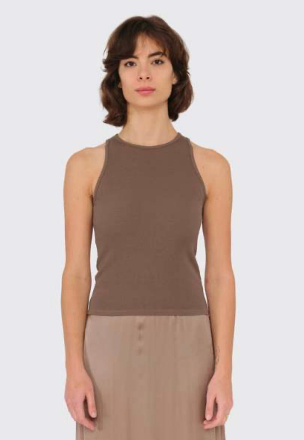 Donni Rib Tank - Rosemary