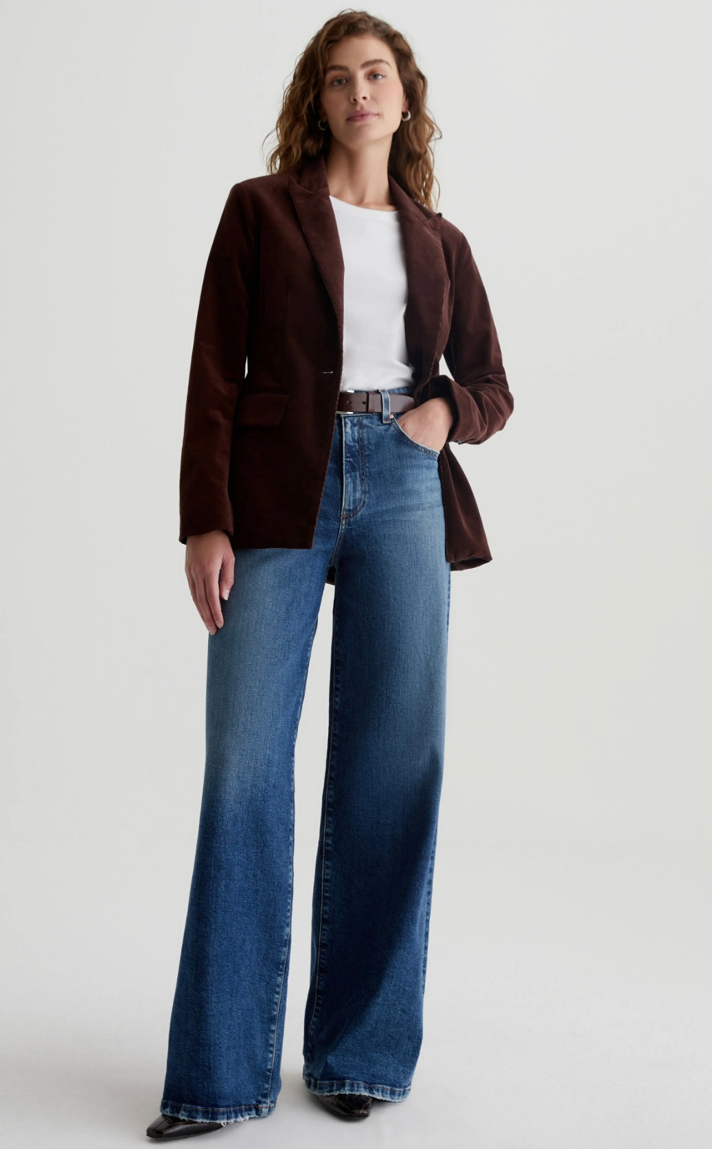 AG Jeans Deven AG-ed™ High-Rise Ultra Wide Leg Denim