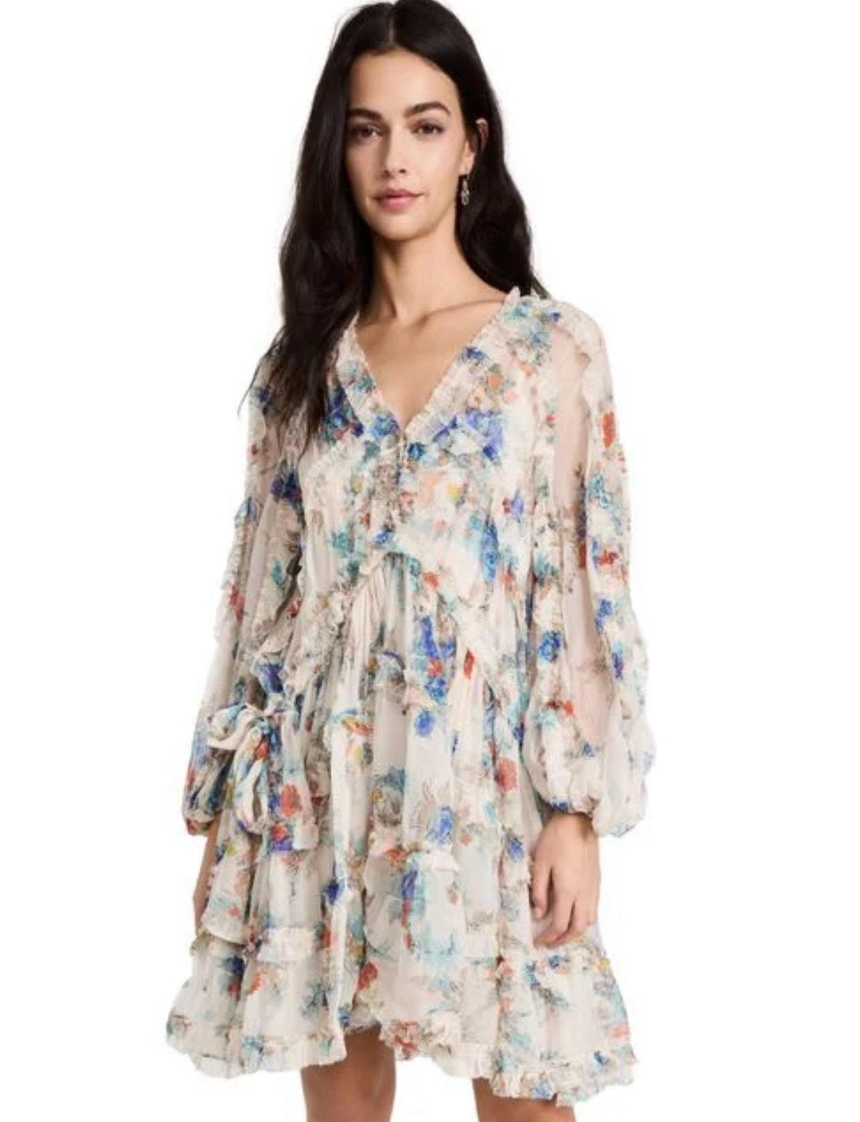 Zimmermann
Clover Frill Billow Mini Dress