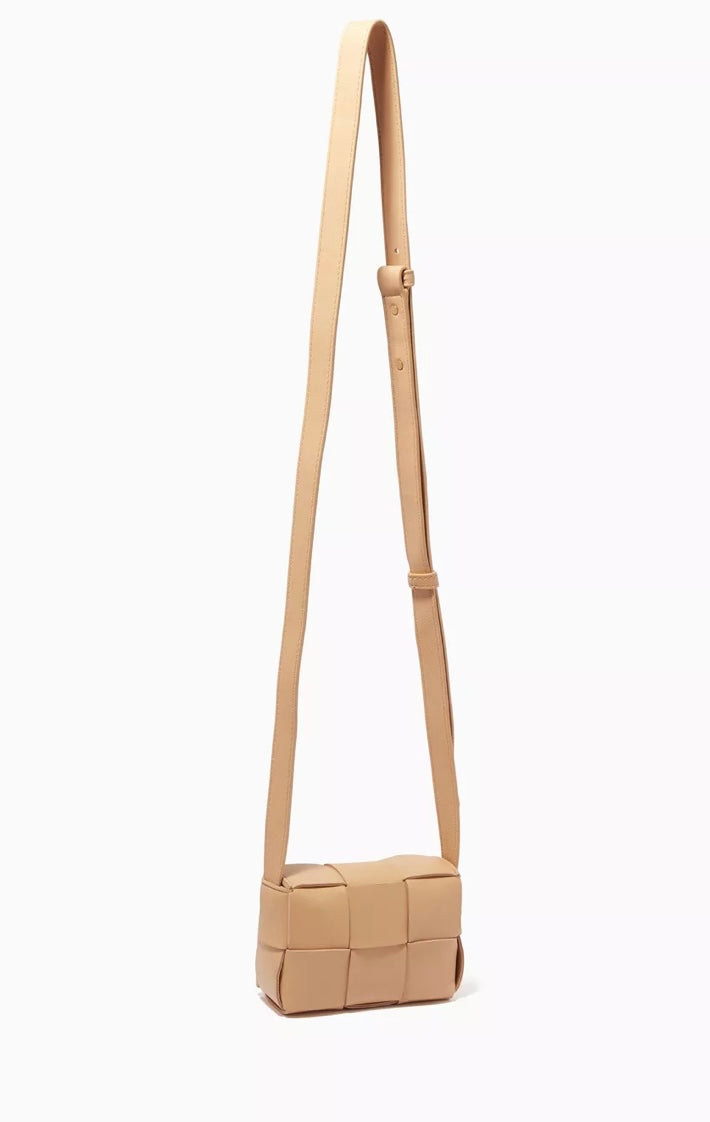 BOTTEGA VENETA
Mini Cassette Crossbody Bag in Intreccio Nappa
