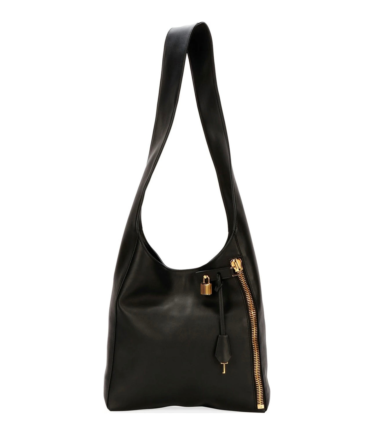 TOM FORD
Alix Black Leather Large Hobo Crossbody Bag
