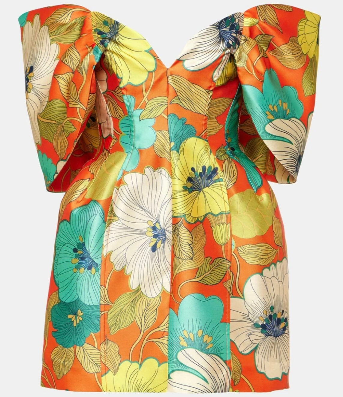 Alémais Piato printed bustier dress
