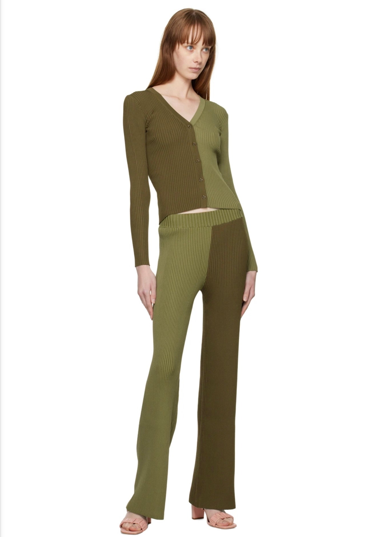 Staud Green Nash Lounge Pants