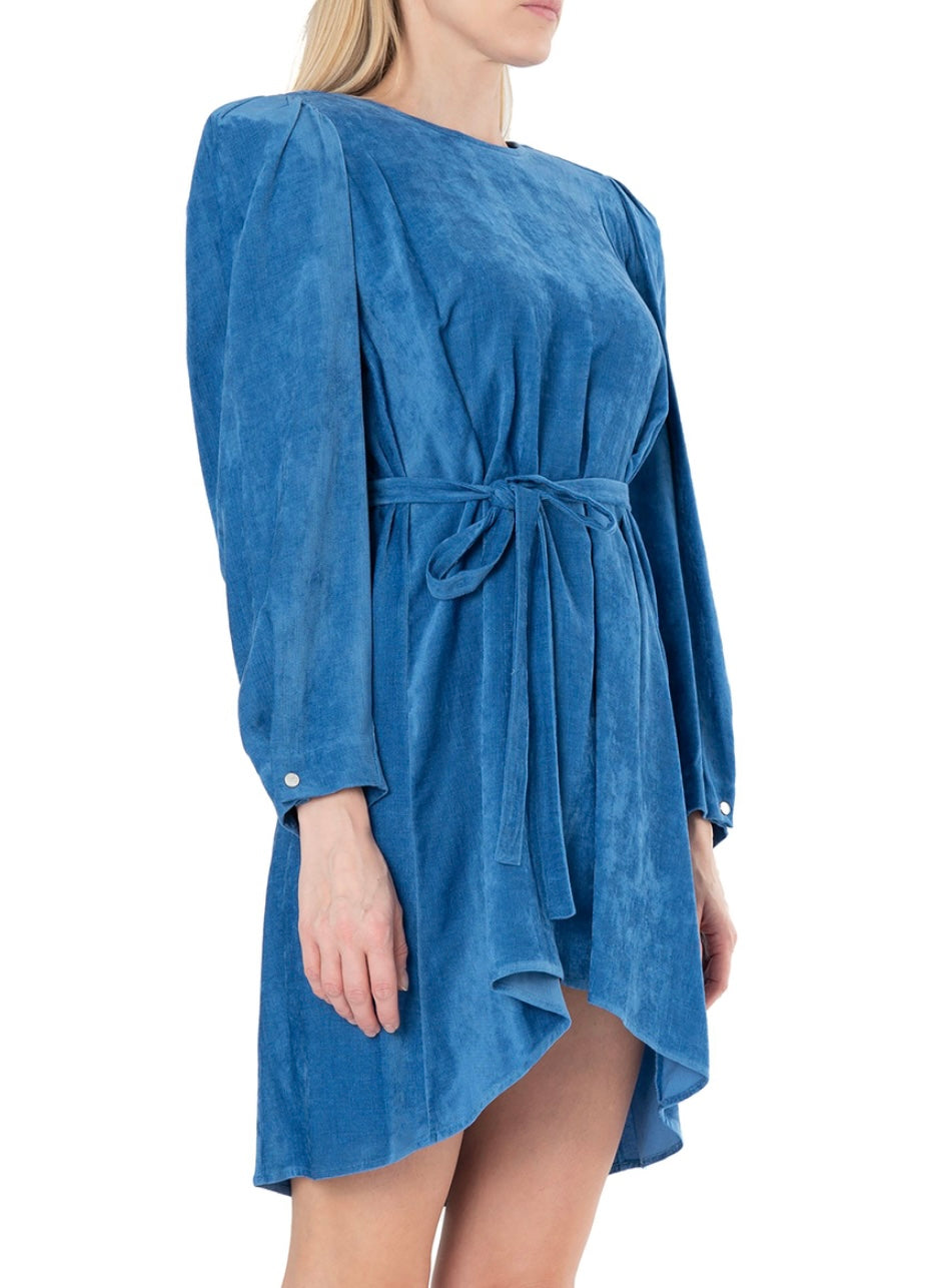 ISABEL MARANT corduroy dress with tie