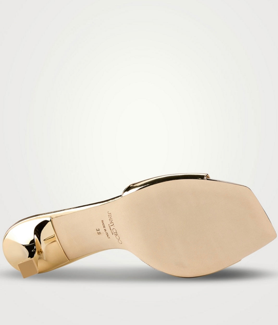 JIMMY CHOO
Skye Metallic Leather Mules