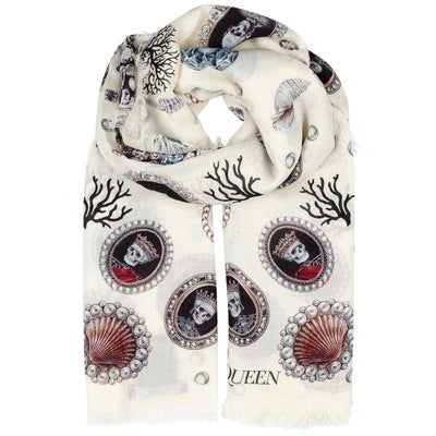 ALEXANDER MCQUEEN - skull scarf