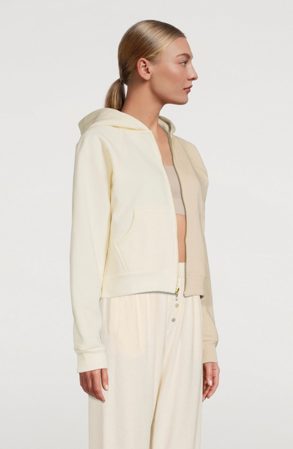 DONNI.
Eco-Fleece Duo Zip Hoodie