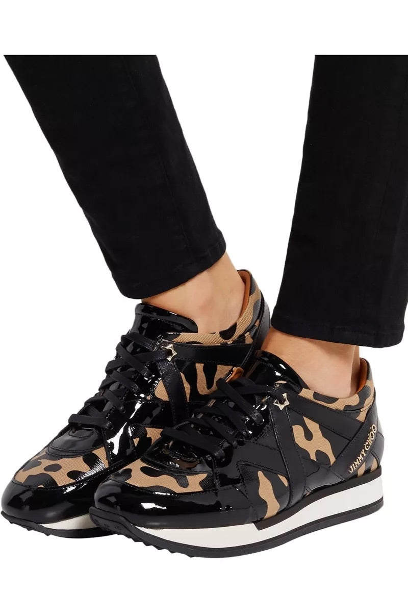 JIMMY CHOO canvas sneakers