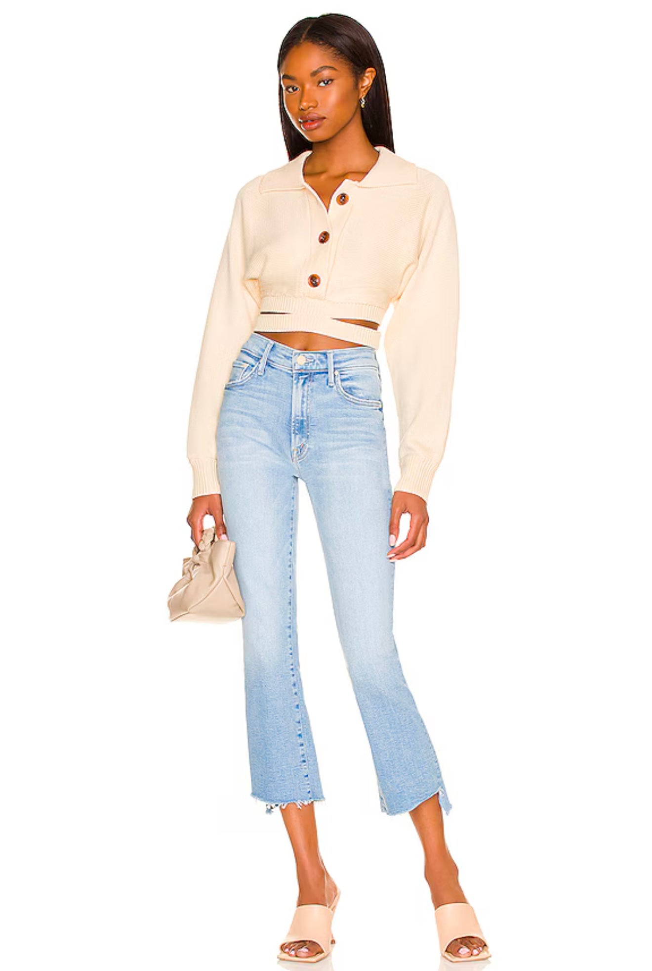 MOTHER - The Insider Crop Step Fray in Limited Edition