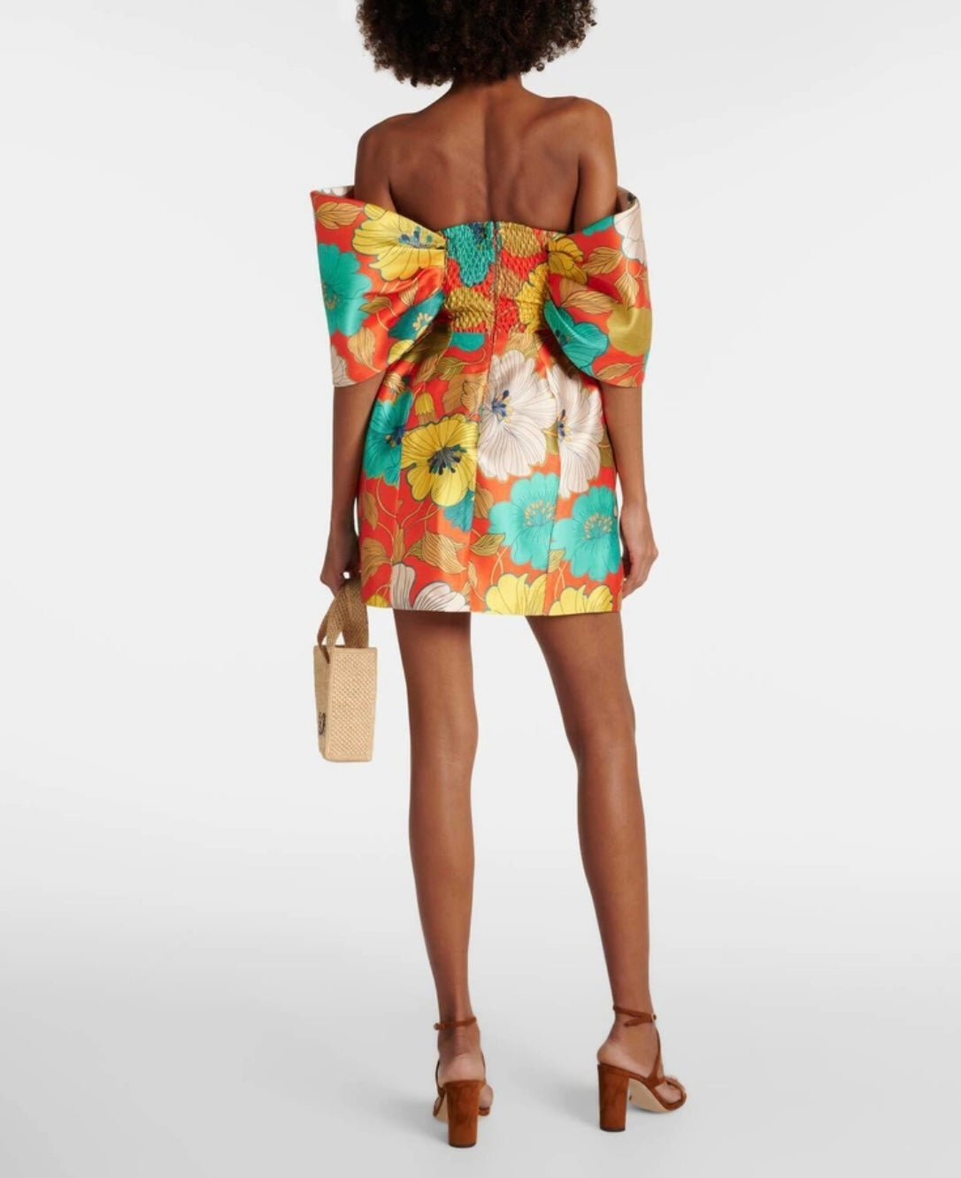 Alémais Piato printed bustier dress