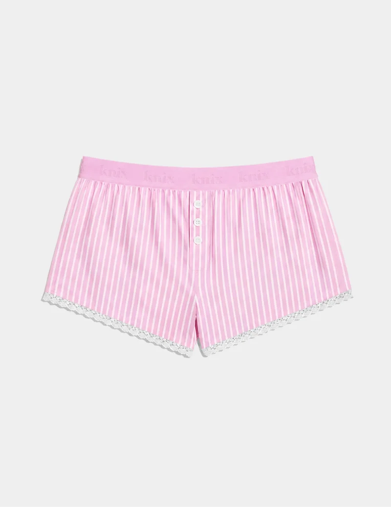 KNIX super leak proof dream pink stripe mini short NEW