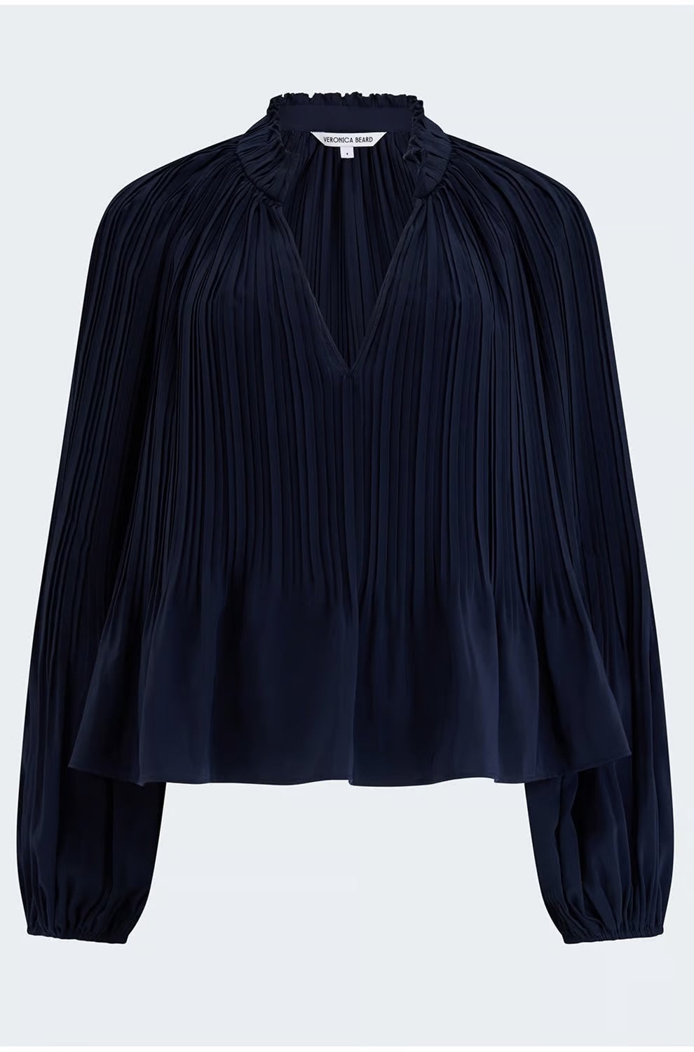 VERONICA BEARD Walker Pleated Top