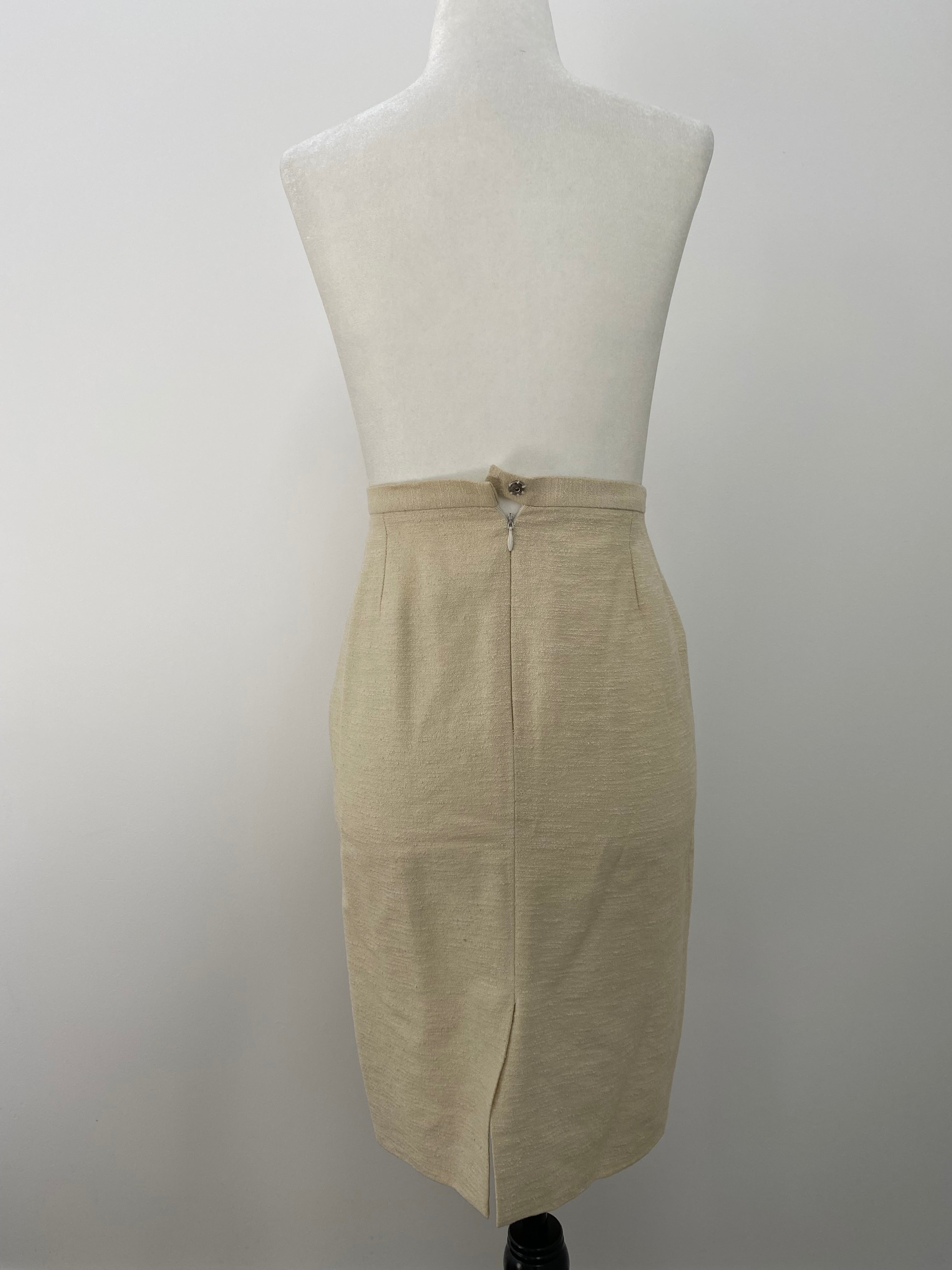 Dolce & Gabbana Textured Pencil Skirt