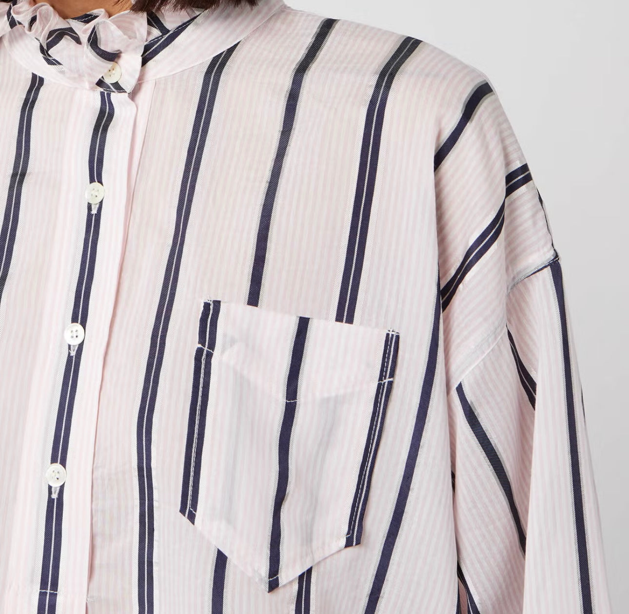 Marant Etoile Women's Olena Shirt - Light Pink