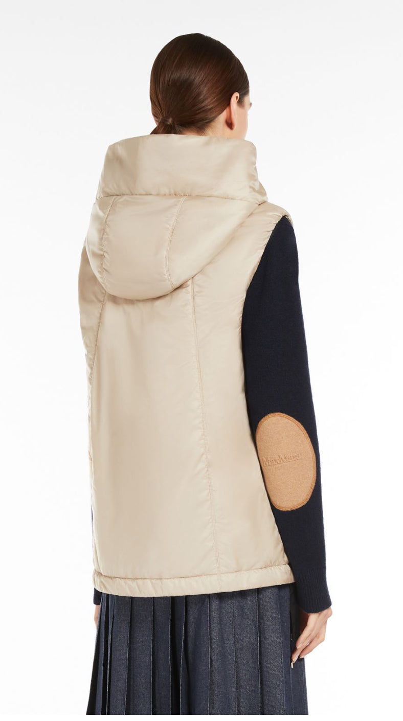 Max Mara - The Cube water repellent canvas midi gilet