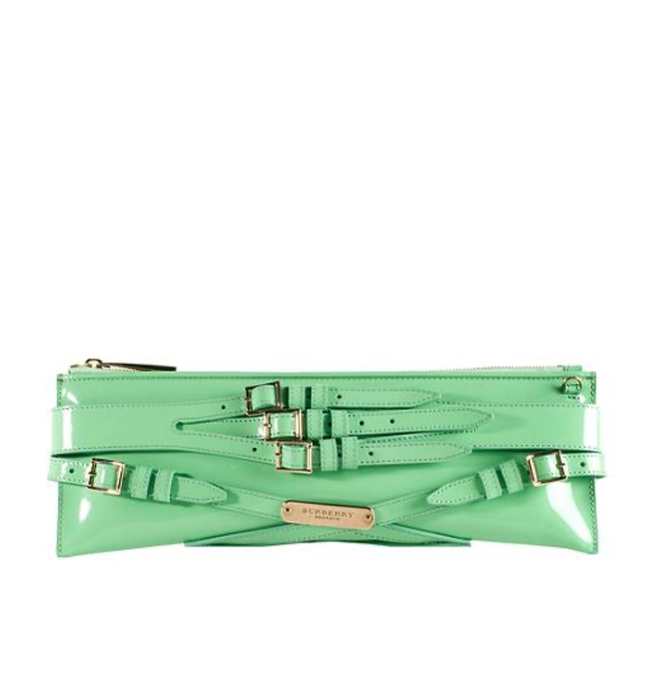 Burberry -  Prorsum Patent Leather 'Parmoor' Shoulder Handbag