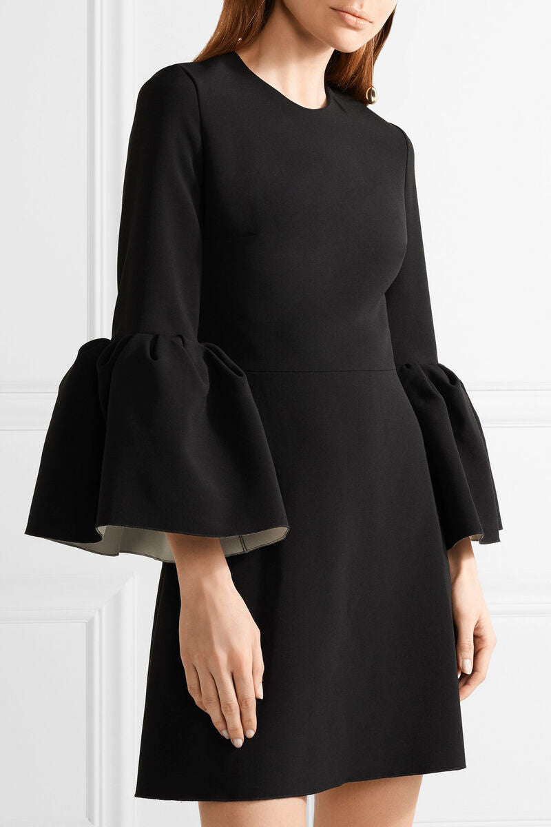 Roksanda Hadari Bell Sleeve Mini Dress